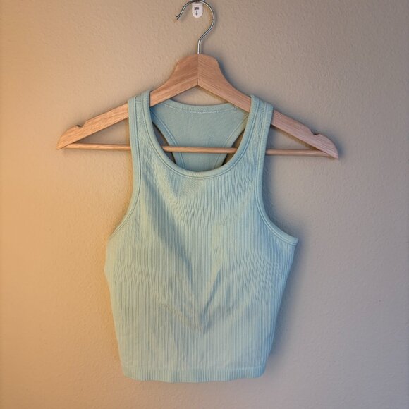 Lululemon Ebb to Street Cropped Racerback Tank Top - Picture 1 of 4